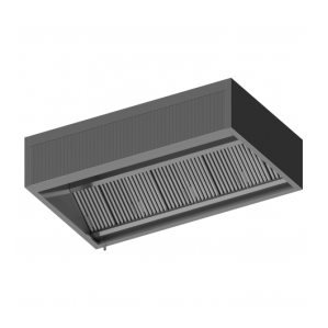 Inductiekap Doosmodel 1200mm diep PREMIUM