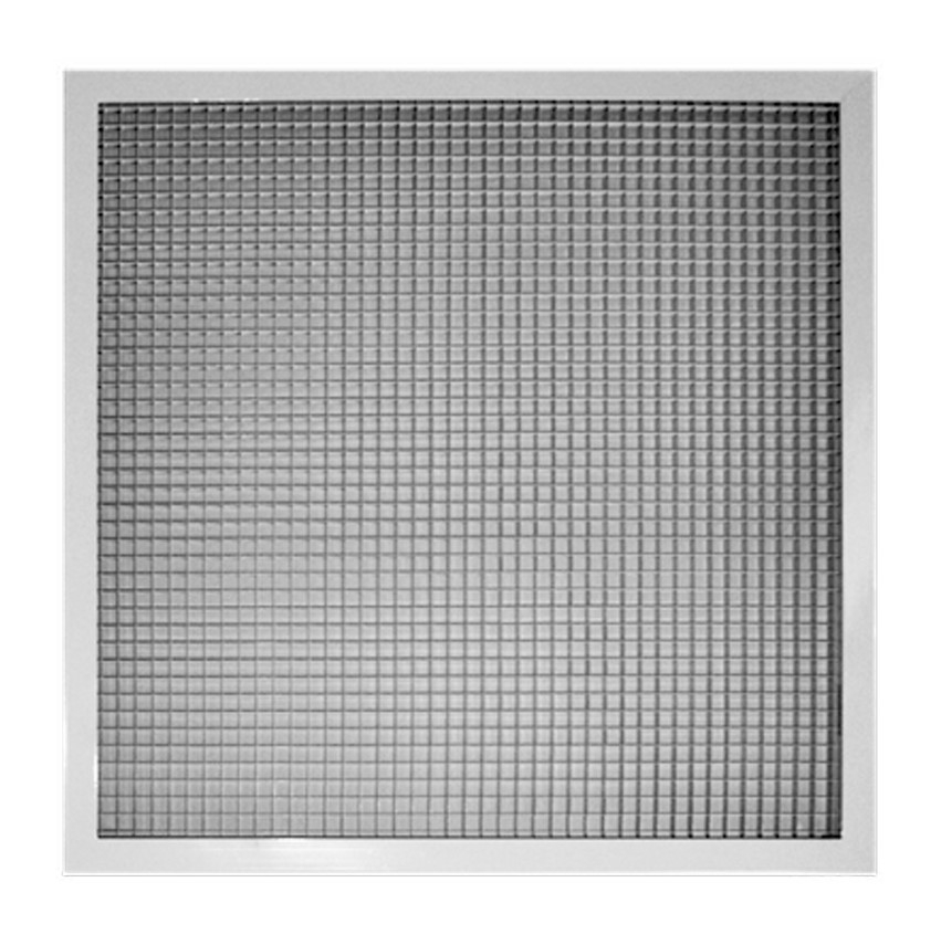 Plafondrooster EGC met vierkante mazen aluminium 