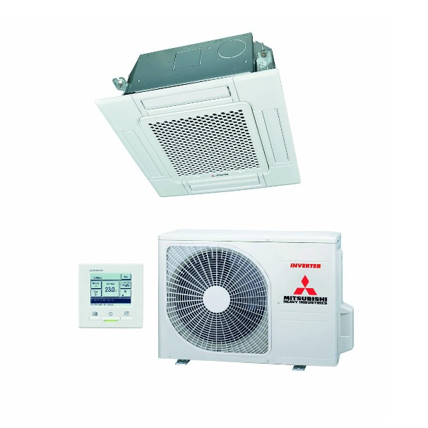 Mitsubishi split airco cassette modellen