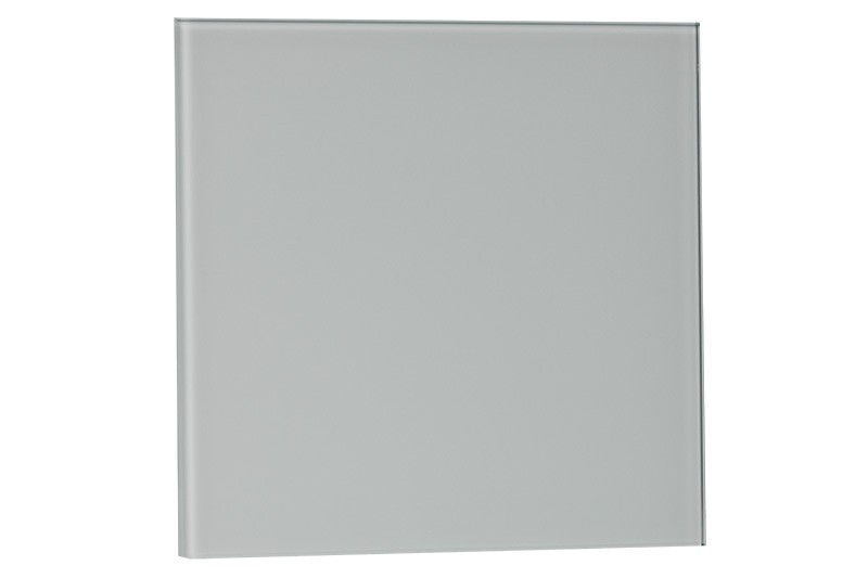 Voorfront designventilator/designrooster Mat Wit Vlak Ø 100mm