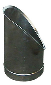 T-Stuk Los Schuin Aluminium Rond Diameter Ø 150 mm 