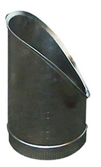 T-Stuk Los Schuin Aluminium Rond Diameter Ø 180 mm 