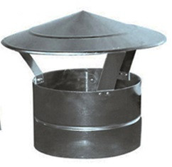 Dakkap Aluminium / Chinezen Hoed Rond Diameter Ø 500 mm 