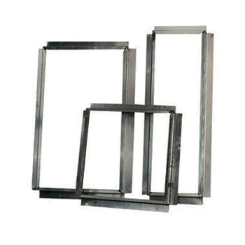 Aluminium Flens / Aansluitstuk Vierkant 150x150 mm