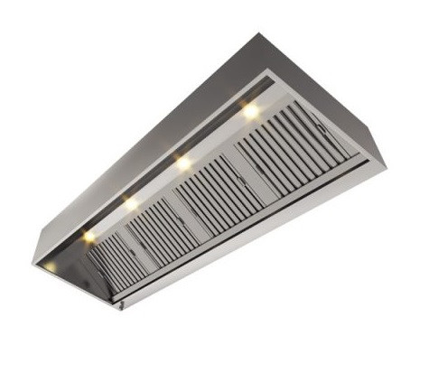 Horeca Afzuigkap Doosmodel PRO 2600x1000x400mm