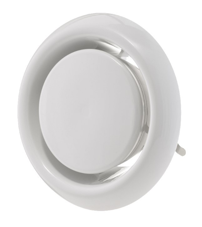 Afzuigventiel - DVLF - Ø 150mm - 0-150m3/h  (Kunststof)