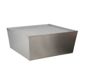 Luchtverdeelbox (dicht) L1000xH200xB400mm