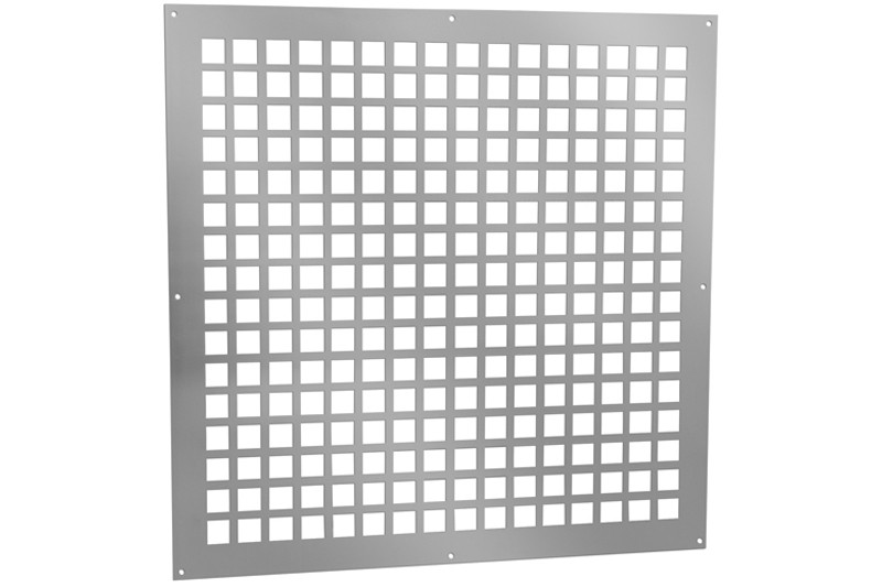 ALU ventilatierooster / plaat 500x500mm