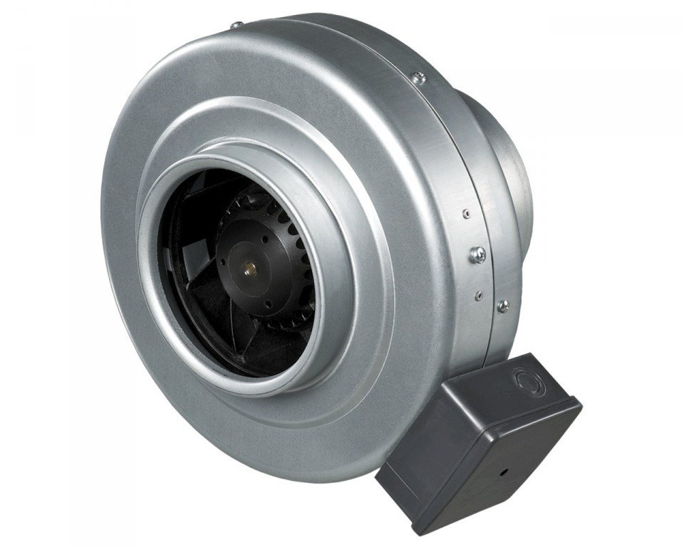 Buisventilator BS 100 van staal 270 m3/h