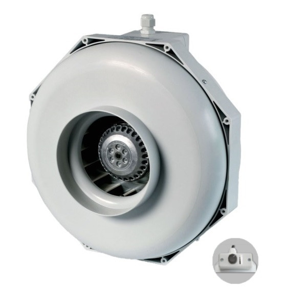 Can-Fan buisventilator RK S 150 460m3/h 150mm met snelheidsregelaar geïntegreerd