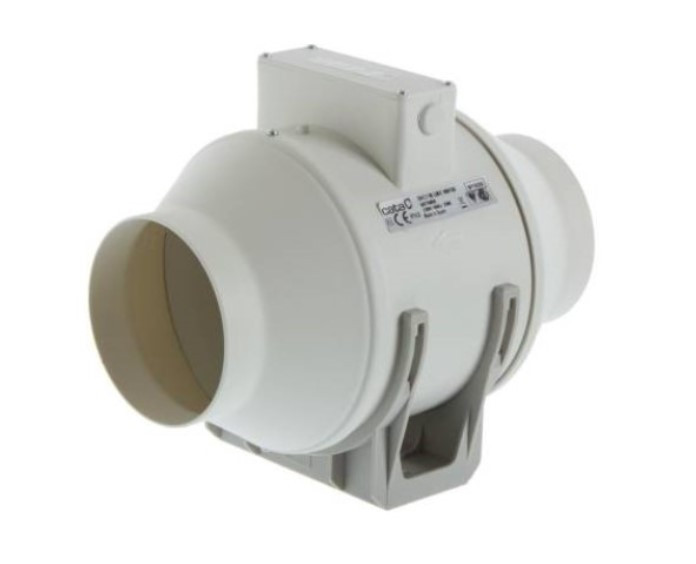 Buisventilator Cata 100 130m3/h Ø 100mm