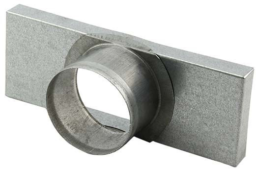Instortkanaal Einddeksel 170mm x 70mm (Rechthoekig) Flens 80mm