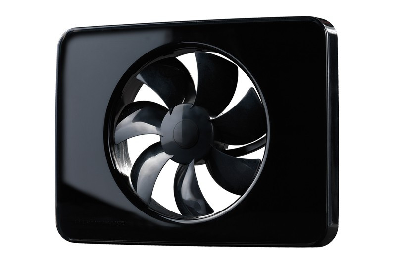 INTELLIVENT | BADKAMERVENTILATOR MET ALLE FUNCTIES | Ø 100- & 125MM Zwart