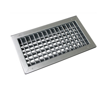 Kanaalrooster voor rechthoekig kanaal 350m3/h / H100xB500mm 