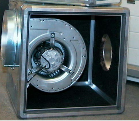 Ventilatiekast zonder motor 510mm x 510mm (Ongeïsoleerd)