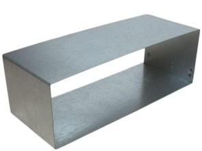 Instortkoppelstuk 220mm x 80mm (Rechthoekig)