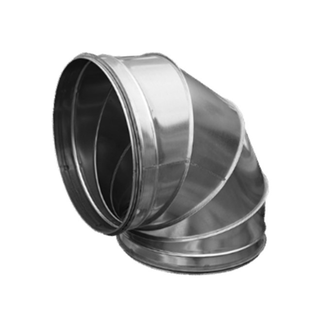 Korte spiro bocht - ∅ 400 mm - 90° - SAFE - voor spirobuis