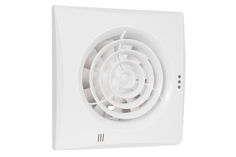 Badkamer/Toiletventilator Silencio 125 + Timer&Vochtsensor