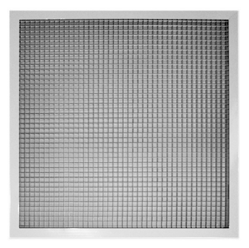 Plafondrooster EGC 595 met vierkante mazen (aluminium)