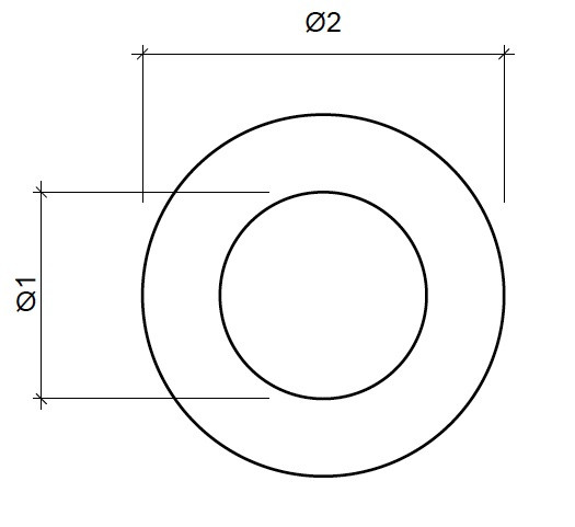 Rozet staal 355mm