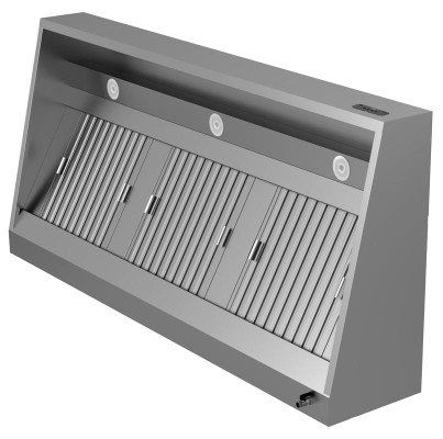 Afzuigkap Schuinmodel met Motor 1000x950x520mm
