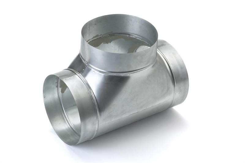 Spiro T-stuk 90 graden Ø 400mm (STANDAARD)