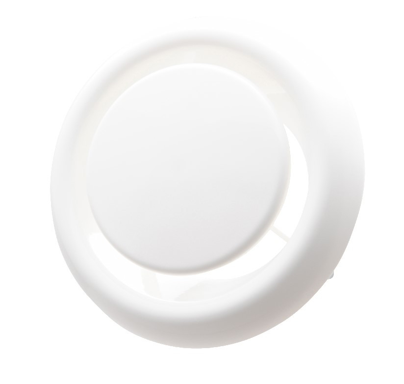Toe- en afvoerventiel - DAV -  Ø 150mm - 0-149m3/h - (kunststof)