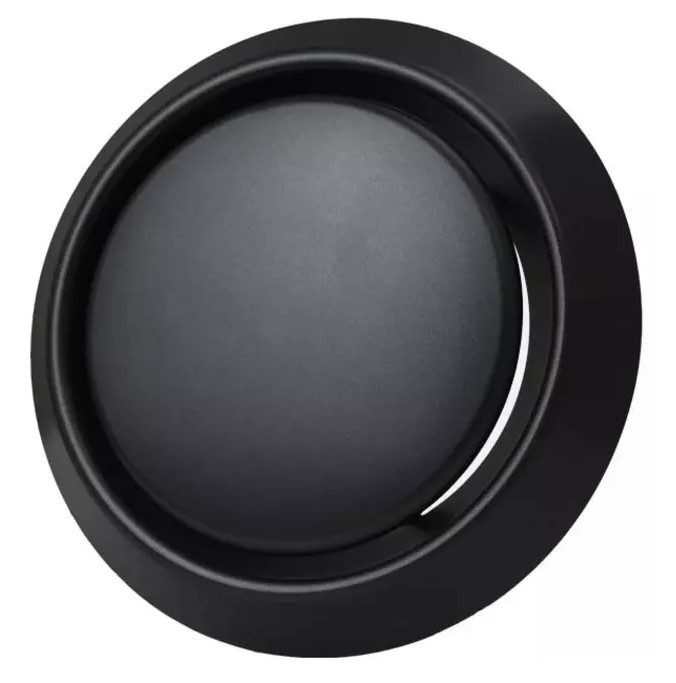 Ventilatieventiel Ø100 mm - Antraciet zwart kunststof met montagebus