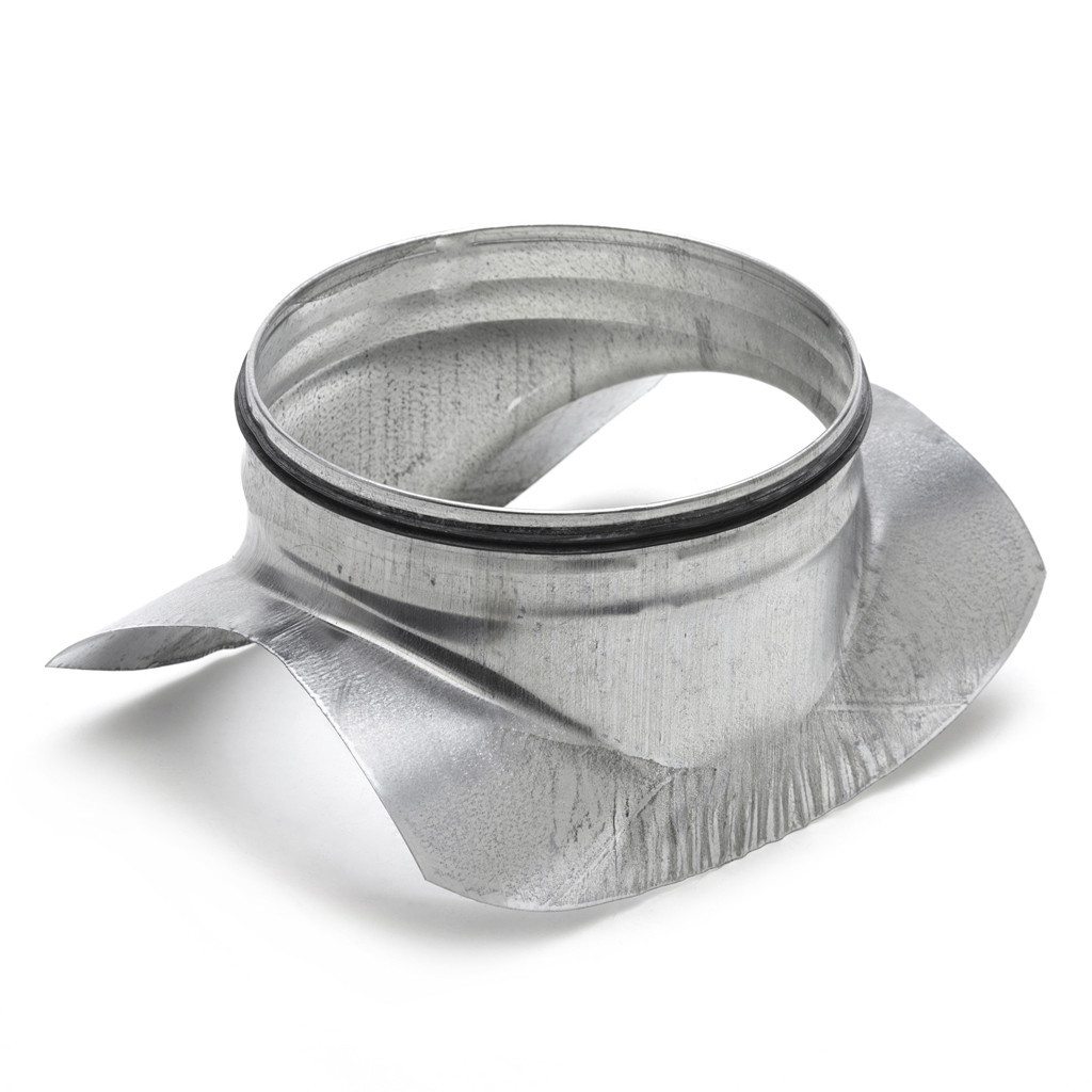 Zadelstuk op buis Ø280/355mm met 90° SAFE aftakking Ø125mm (Symmetrisch)