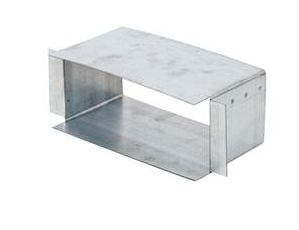 Zij- aansluitstuk instortkanaal 90º 250mm x 80mm (Rechthoekig)