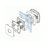 Raamkit voor badkamerventilator X-MART / MATIC 100mm