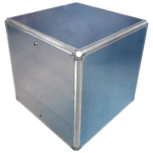 Aluminium afzuigbox 510x510mm met inspectieluik (zonder motor)