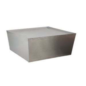 Luchtverdeelbox (dicht) L1000xH200xB400mm