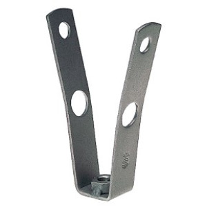 Damwandprofielhanger M8 met opgelaste moer (1 stuk)