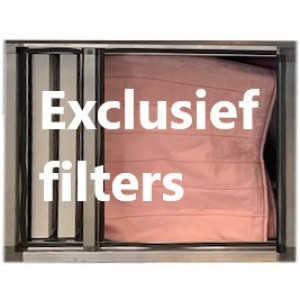 Filterkast A zonder doos- en zakkenfilter (tot 10000m3/h) L884xH1000xD1255mm