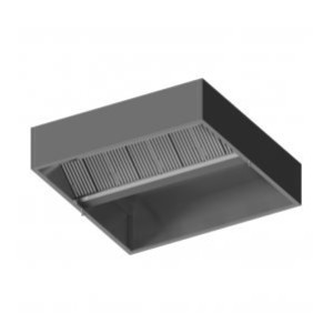 Afzuigkap eilandmodel (alleen afzuiging) B230 x D260 x H48cm 