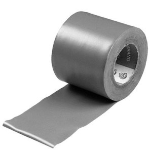 PVC-tape grijs 50 mm 10 mtr