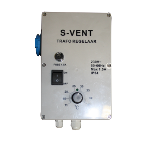 S-vent trafo Regelaar 1,5 Amp met sensor