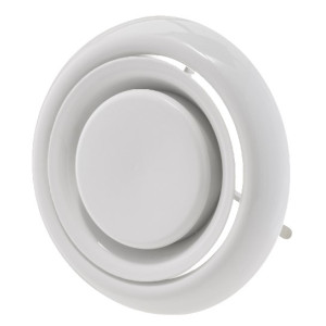 Toevoerventiel - DVLI -125mm - 0-75m3/h  (Kunststof)
