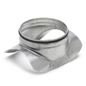 Zadelstuk op buis Ø280/315mm met 90° SAFE aftakking Ø250mm (Symmetrisch)