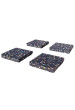 Anti trillingsmat voor ventilatorbox (set van 4 stuks)