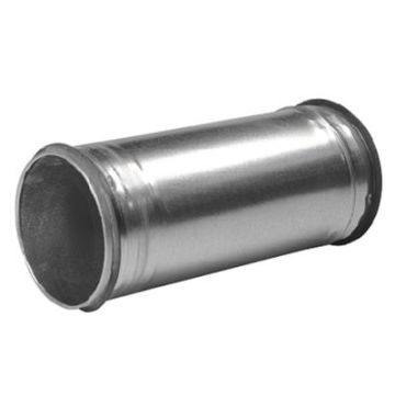 Verlengde verbindingsstuk voor spirobuis SAFE Ø125mm L150mm
