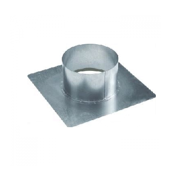 Spiro dakdoorvoer met plakplaat 90 graden Ø 200mm