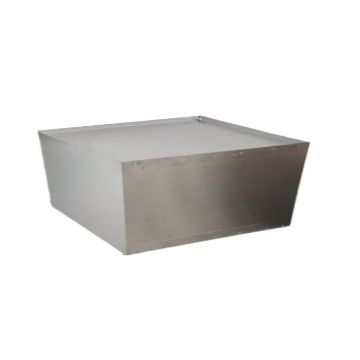 Luchtverdeelbox (dicht) L1000xH200xB400mm