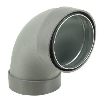 Geïsoleerde spiro bocht 90 graden Ø 315 mm (9 mm)