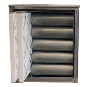 Geurfilterkast A20 - met doosfilters en 20 koolstoffilters