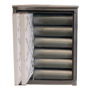 Geurfilterkast A32 - met doosfilters en 32 koolstoffilters