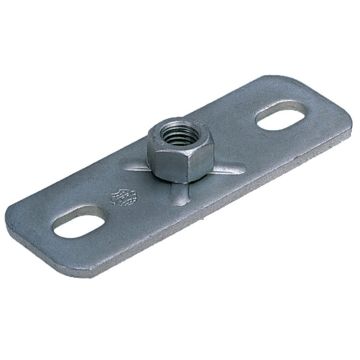 Grondplaat met moer M8 | 50st