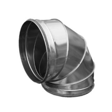 Korte spiro bocht - ∅ 710 mm - 90° - SAFE - voor spirobuis