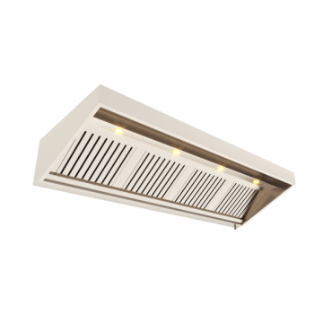 Horeca Afzuigkap Schuinmodel PRO 1600x1000x400mm